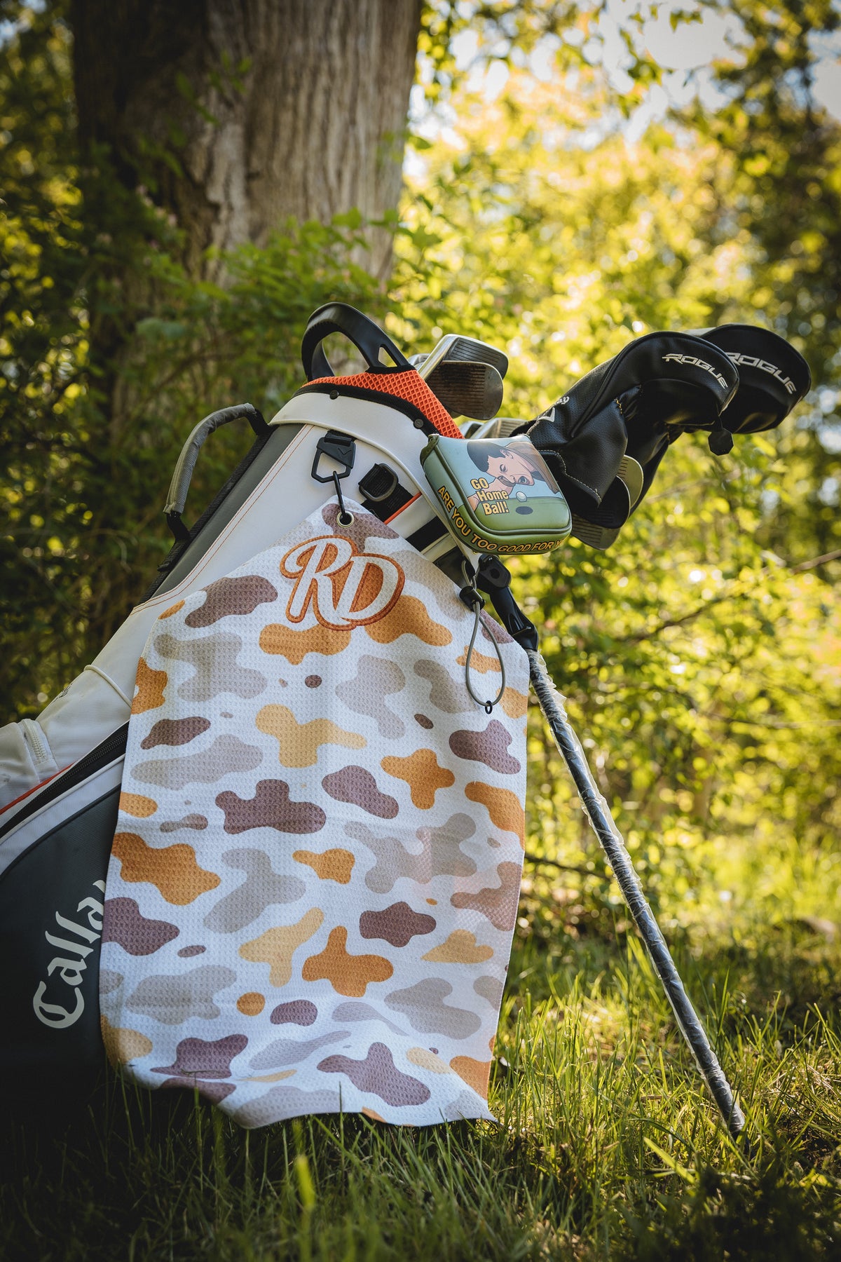 RD Camo Golf Towel